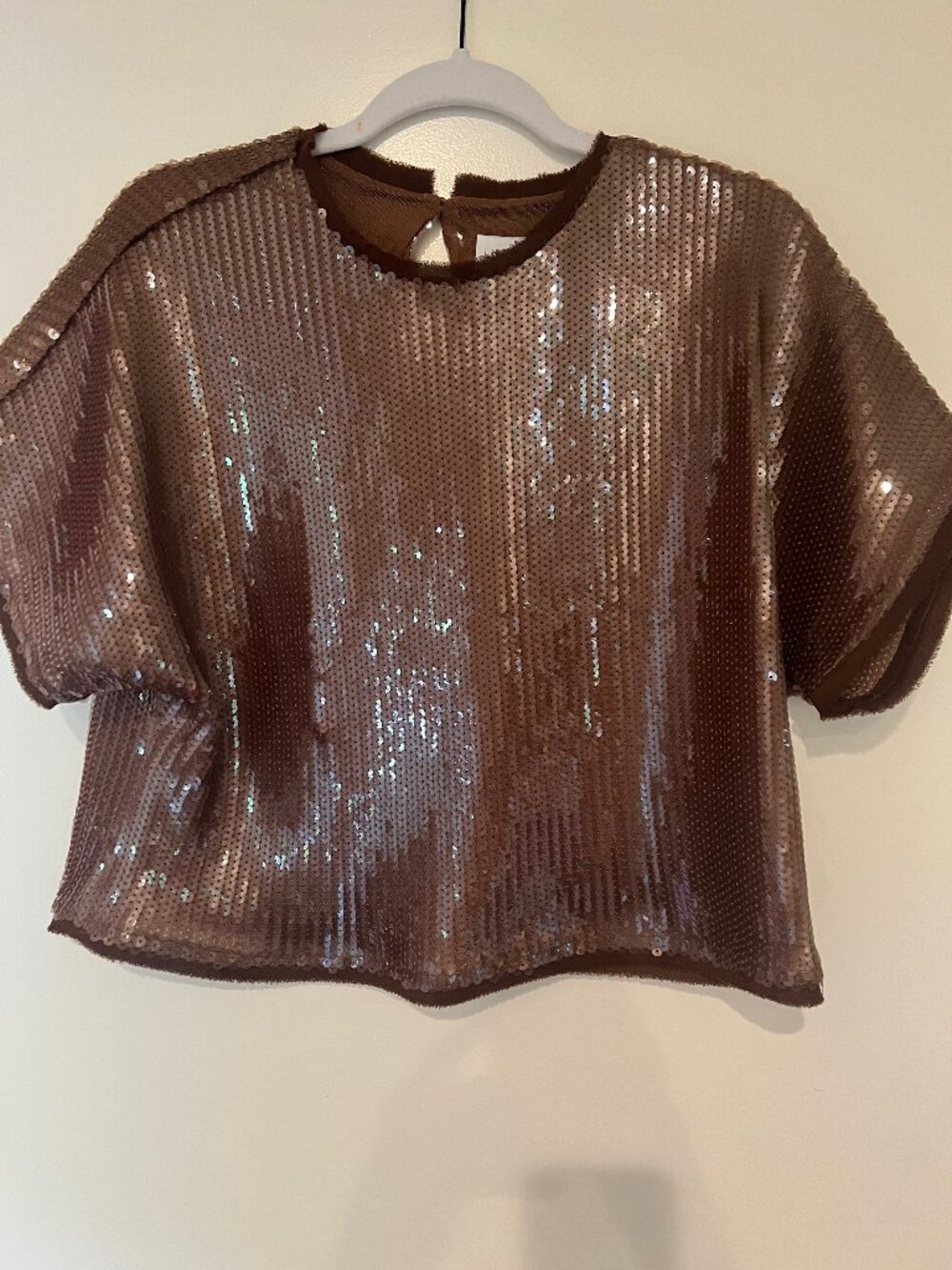 Glamorous sequin top from Lucy Paris!